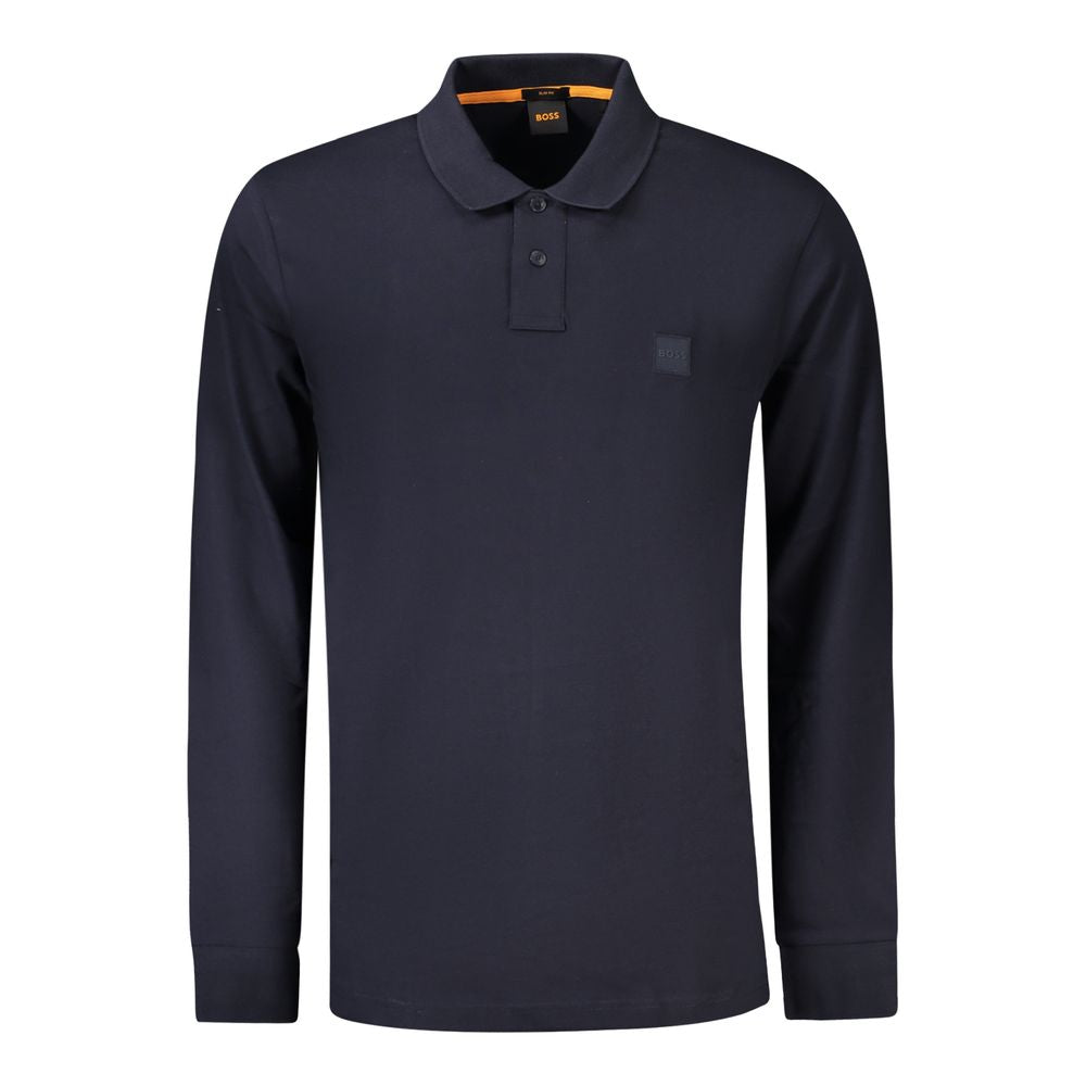 Hugo Boss Blue Cotton Men's Polo Hugo Boss