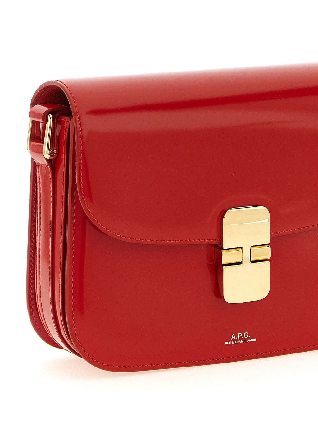 A.P.C. Multicolor Cowhide Crossbody Bag