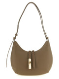 Furla Beige Calfskin Shoulder Bag