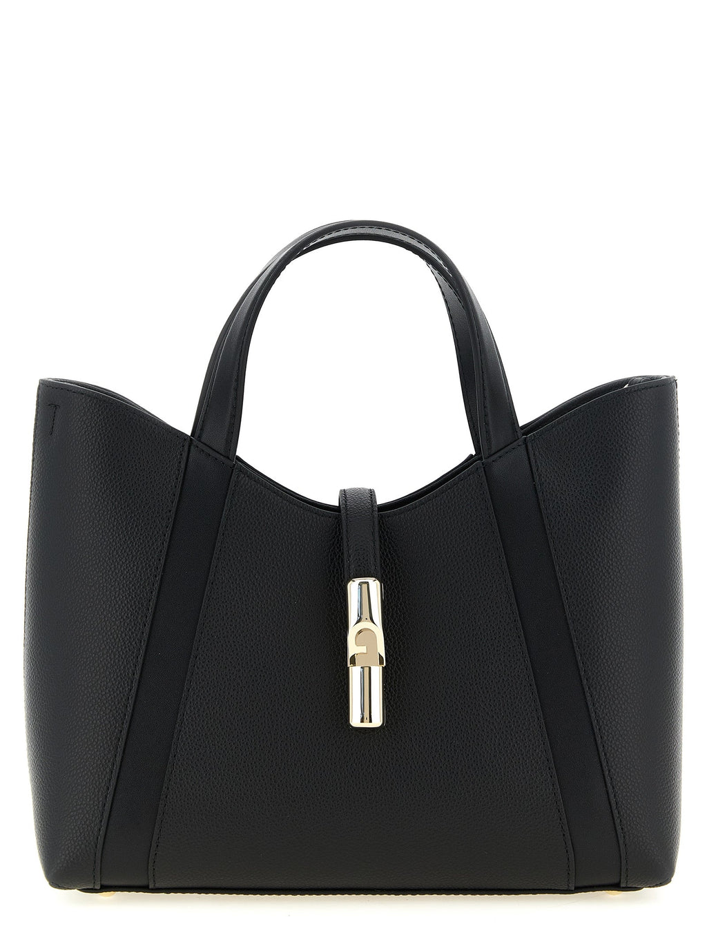 Furla Black Calfskin Tote Bag Furla