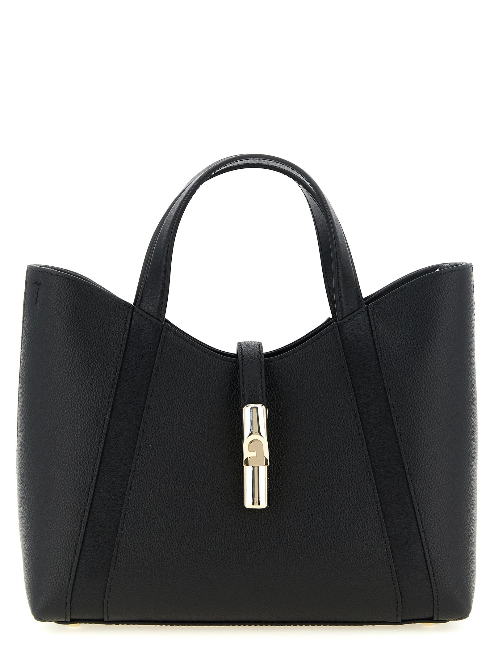 Furla Black Calfskin Tote Bag Furla