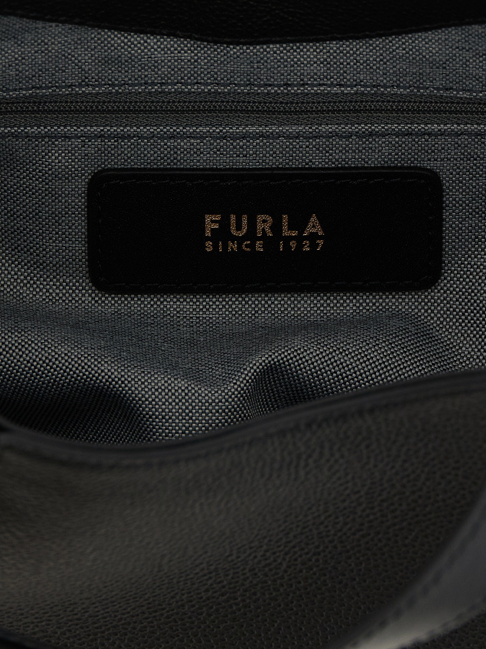 Furla Black Calfskin Tote Bag