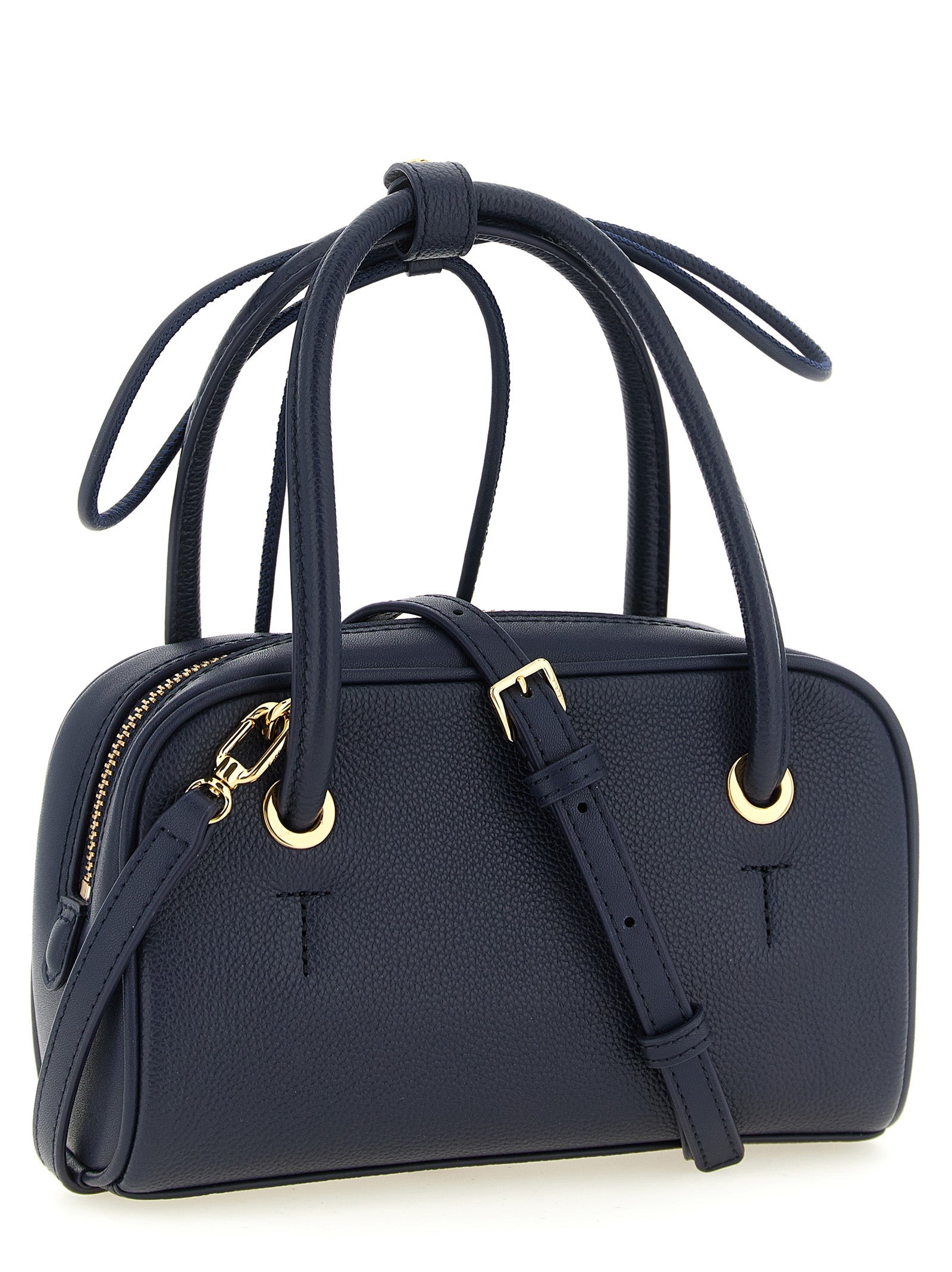 Furla Blue Calfskin Handbag