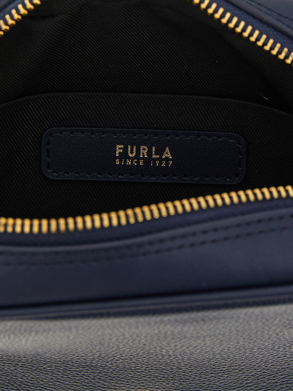 Furla Blue Calfskin Handbag