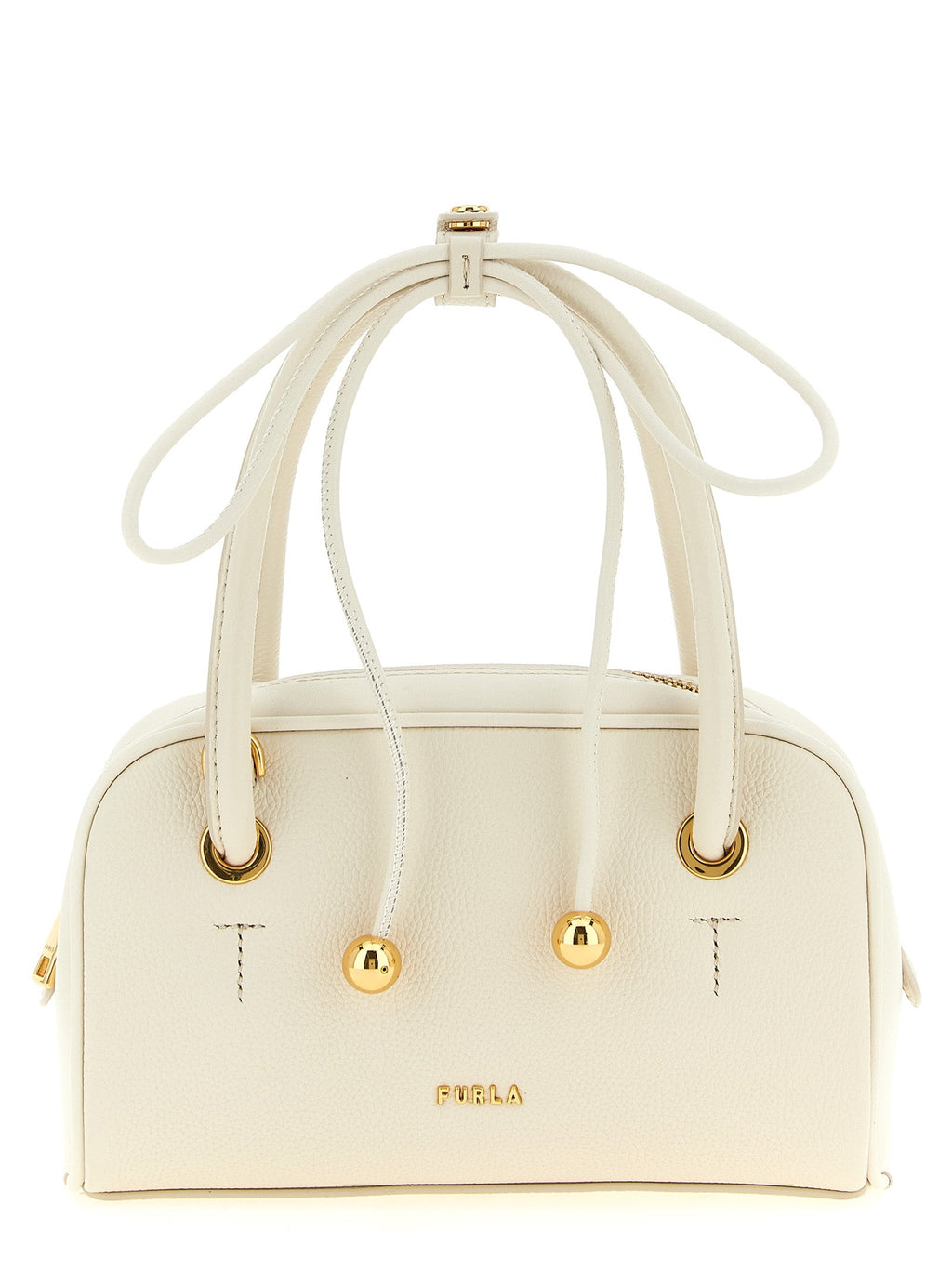 Furla White Calfskin Handbag