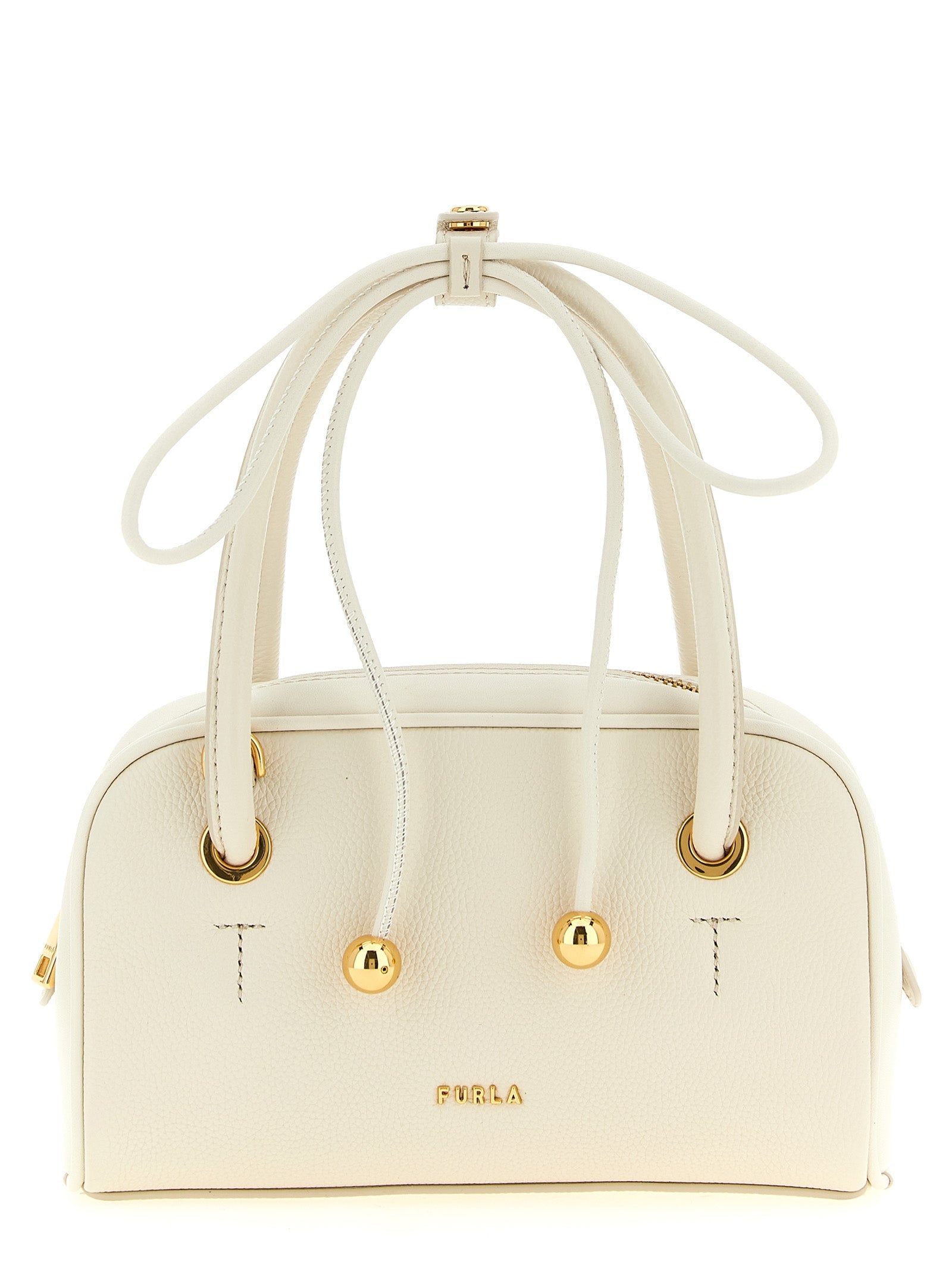 Furla White Calfskin Handbag