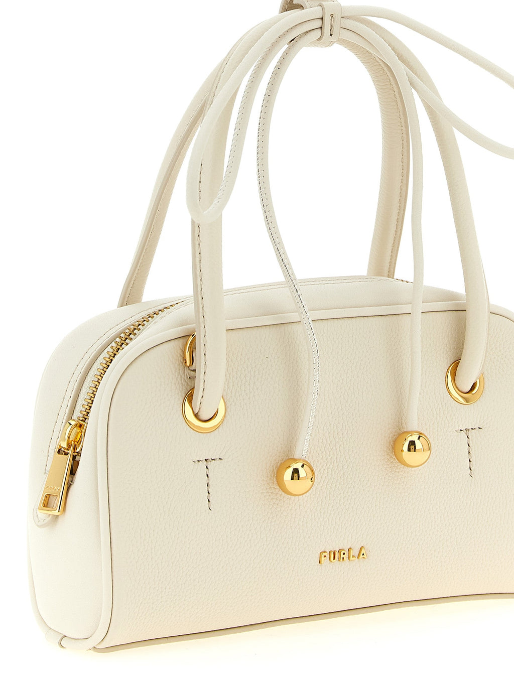Furla White Calfskin Handbag Furla
