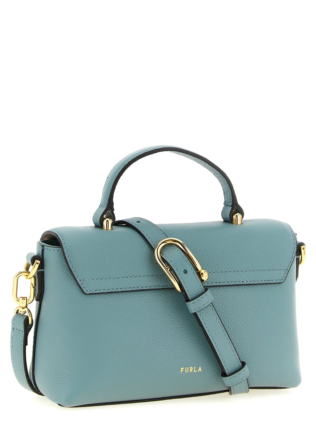 Furla Blue Calfskin Handbag Furla