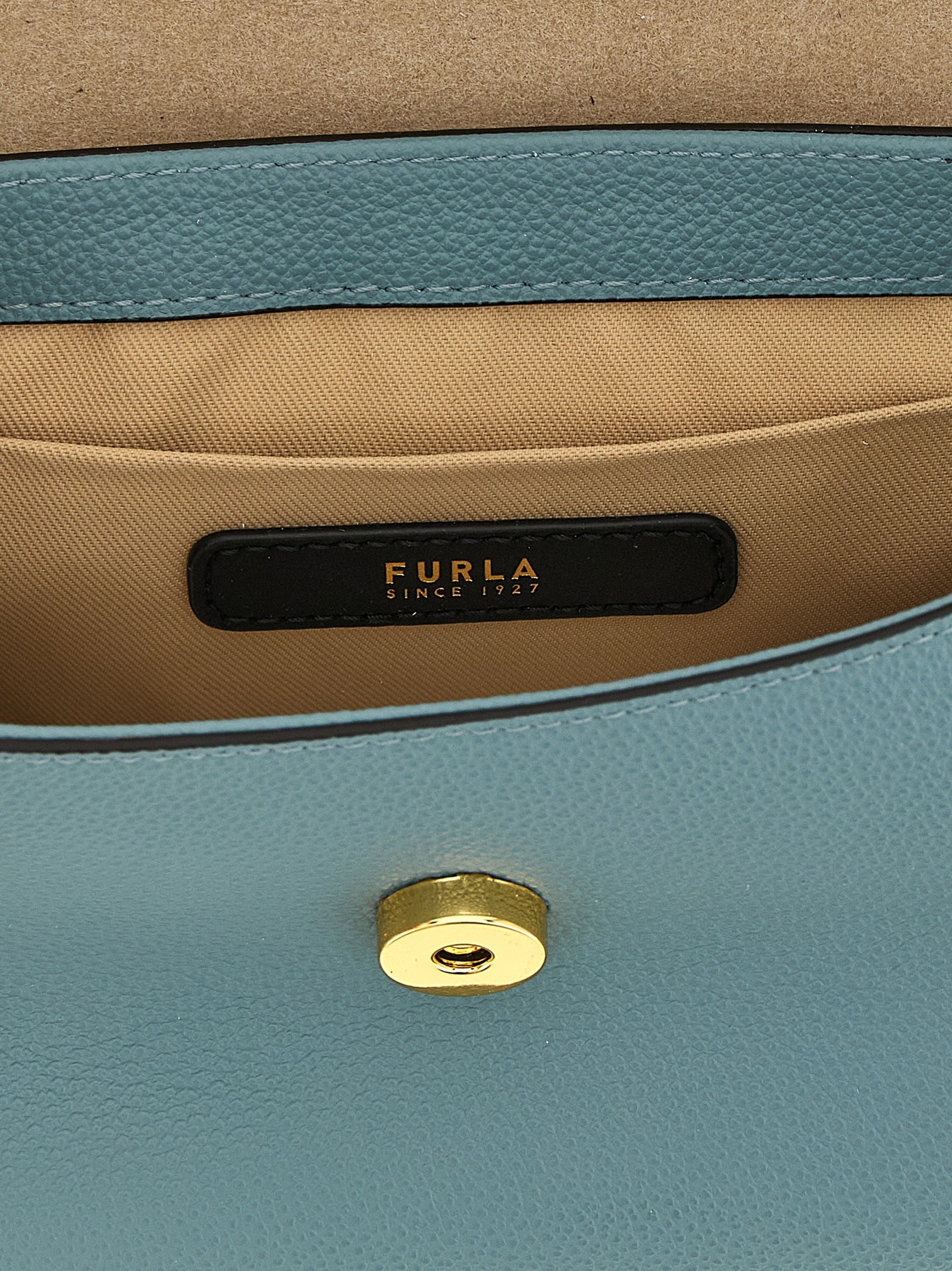 Furla Blue Calfskin Handbag Furla