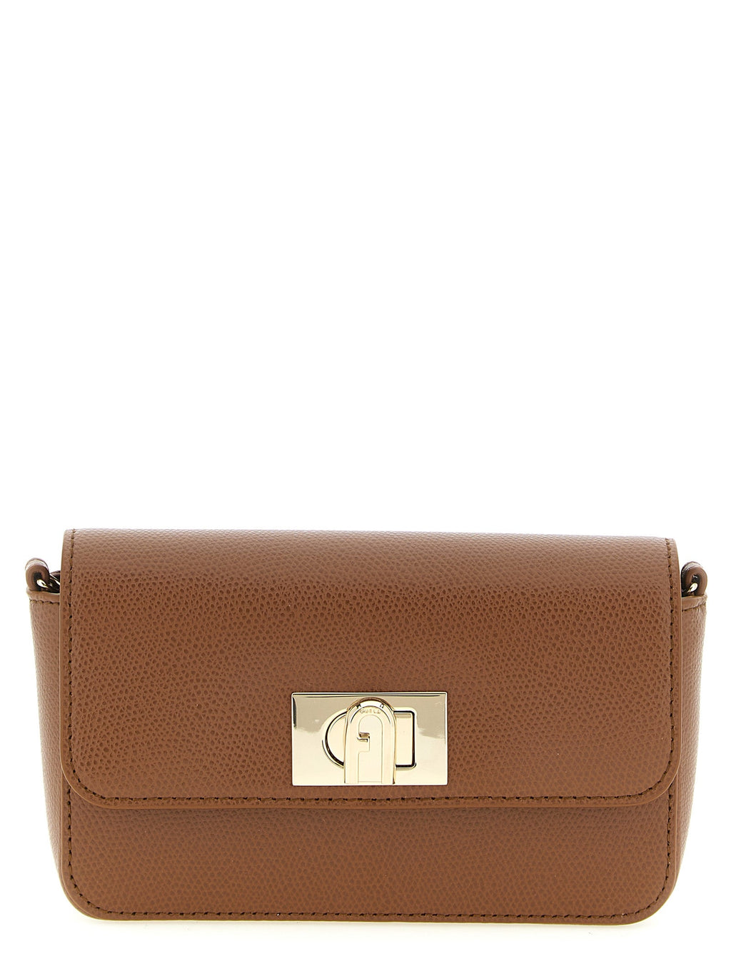 Furla Brown Calfskin Crossbody Bag Furla