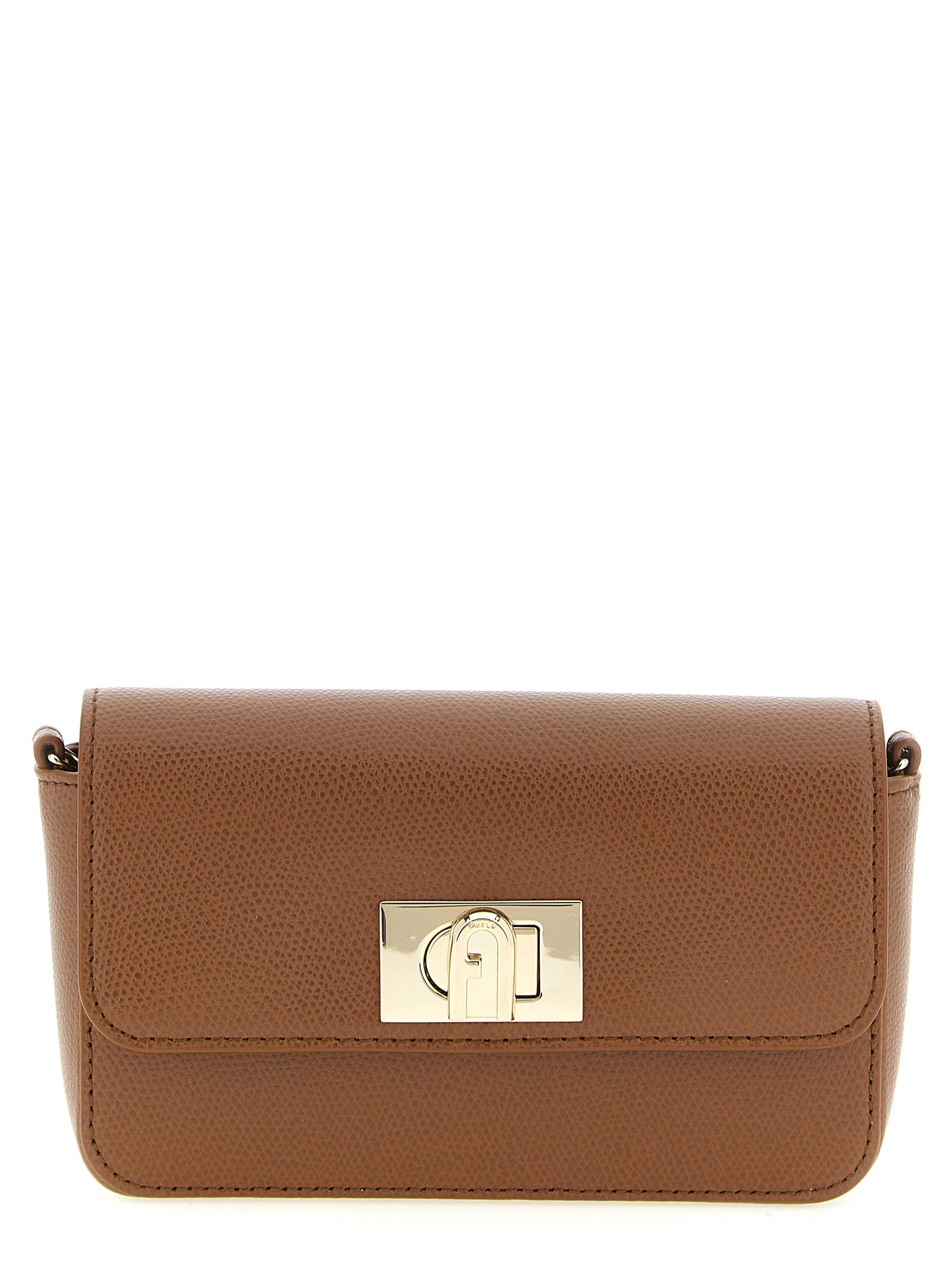 Furla Brown Calfskin Crossbody Bag Furla