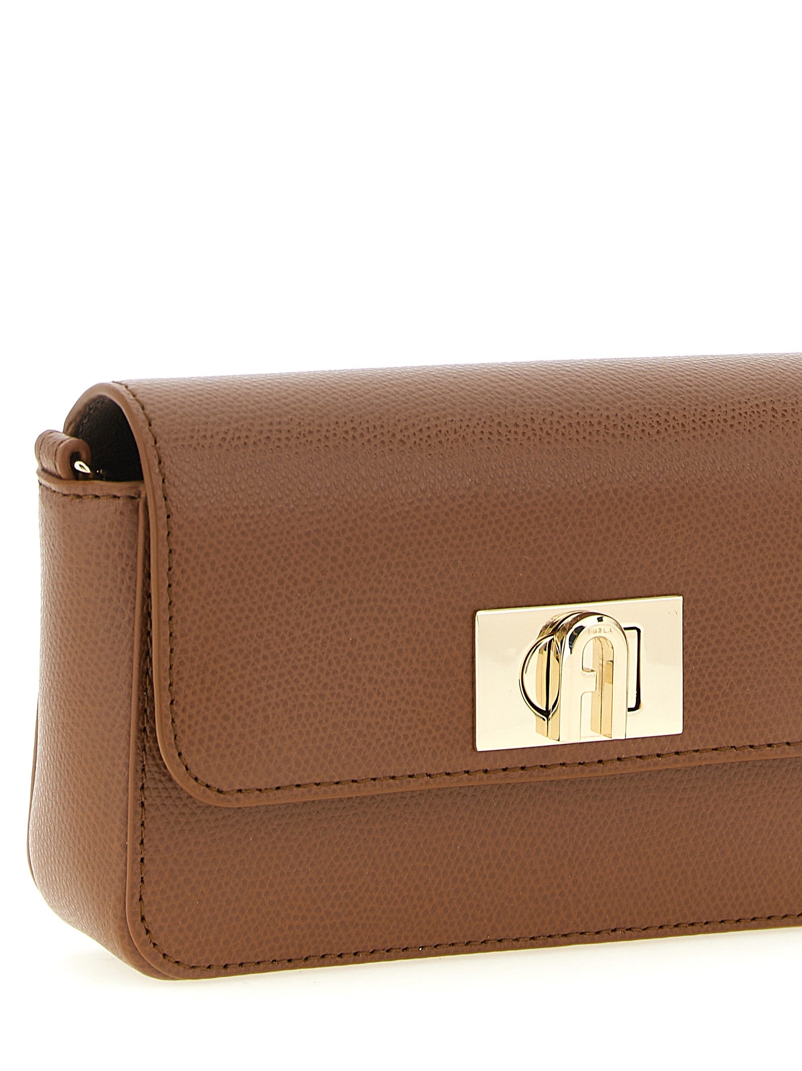Furla Brown Calfskin Crossbody Bag Furla