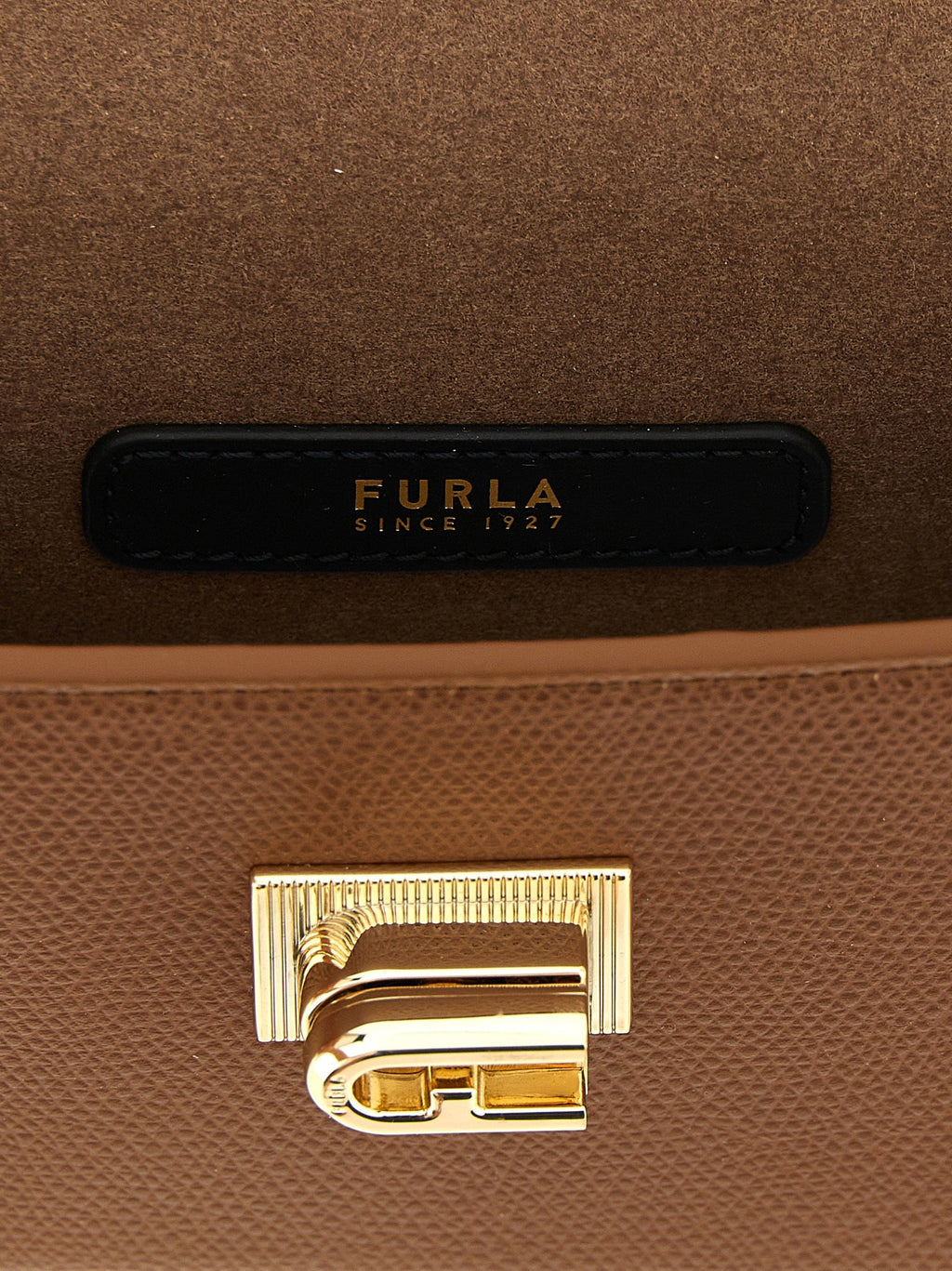 Furla Brown Calfskin Crossbody Bag Furla