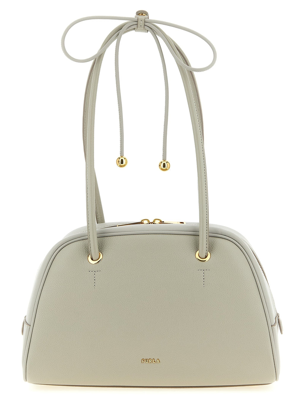 Furla Gray Calfskin Handbag Furla