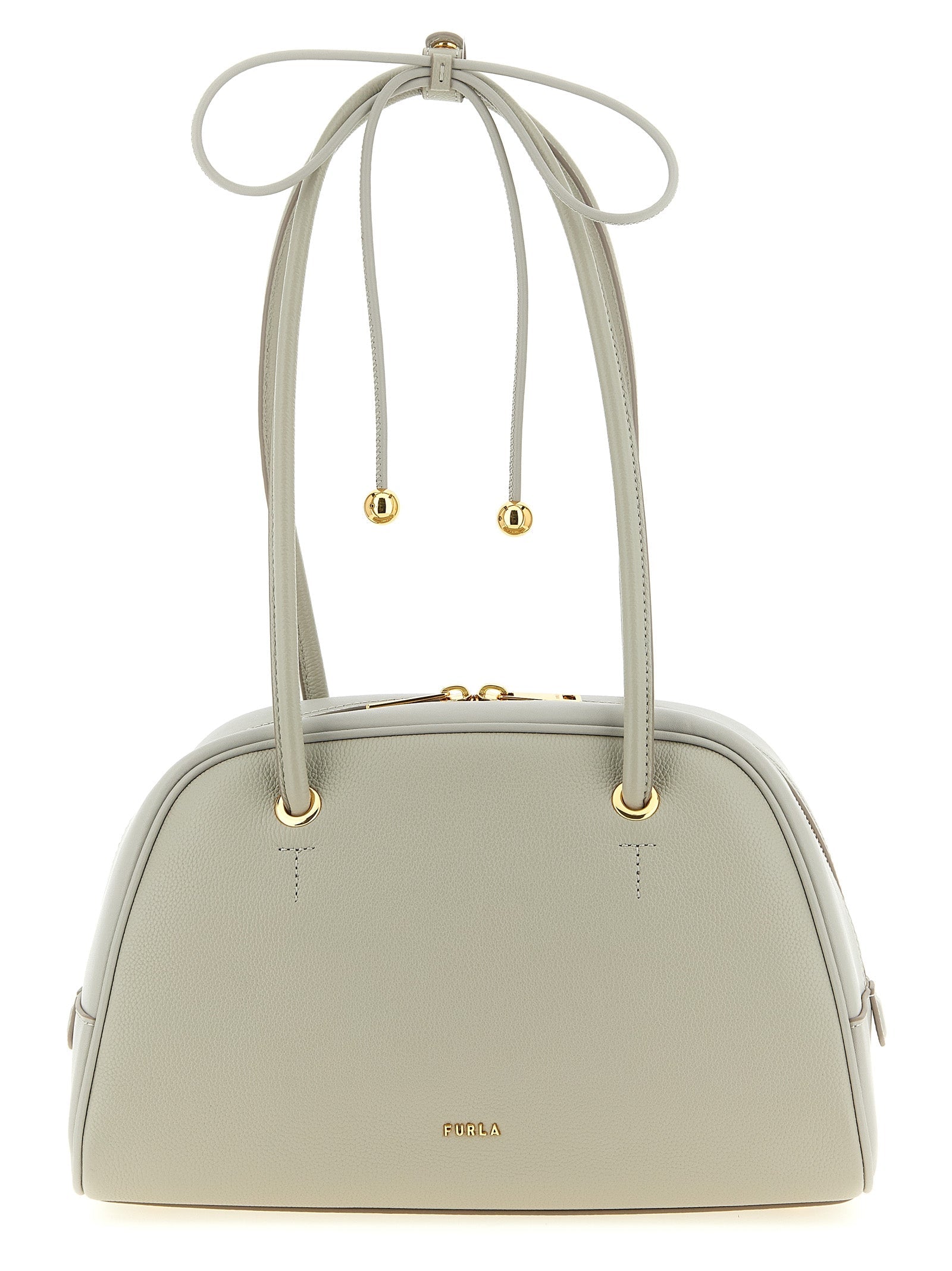 Furla Gray Calfskin Handbag Furla