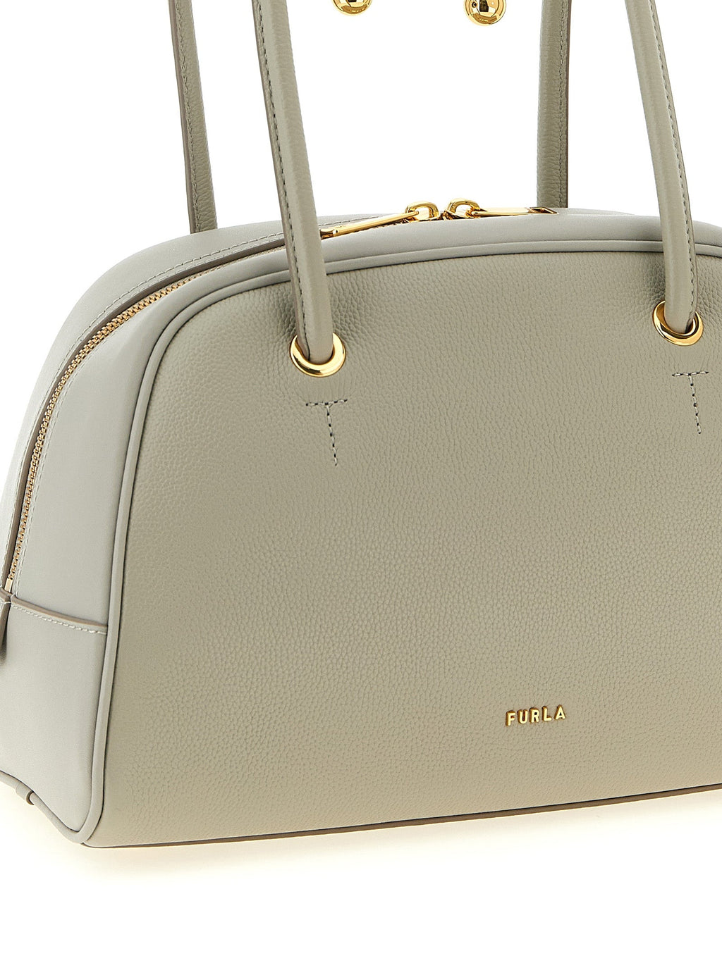 Furla Gray Calfskin Handbag Furla