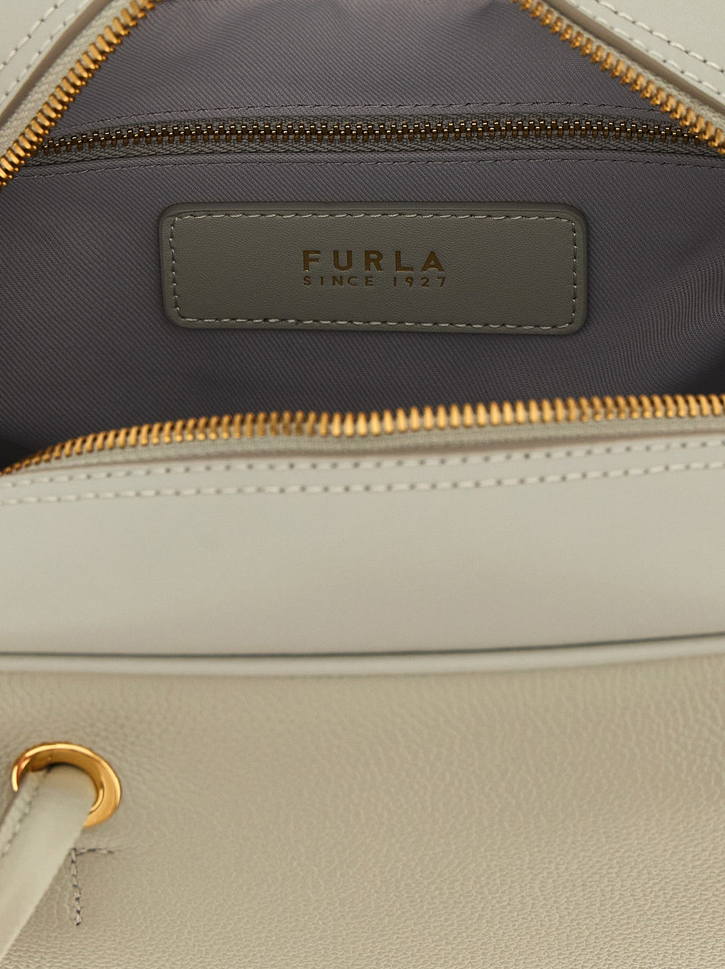 Furla Gray Calfskin Handbag Furla
