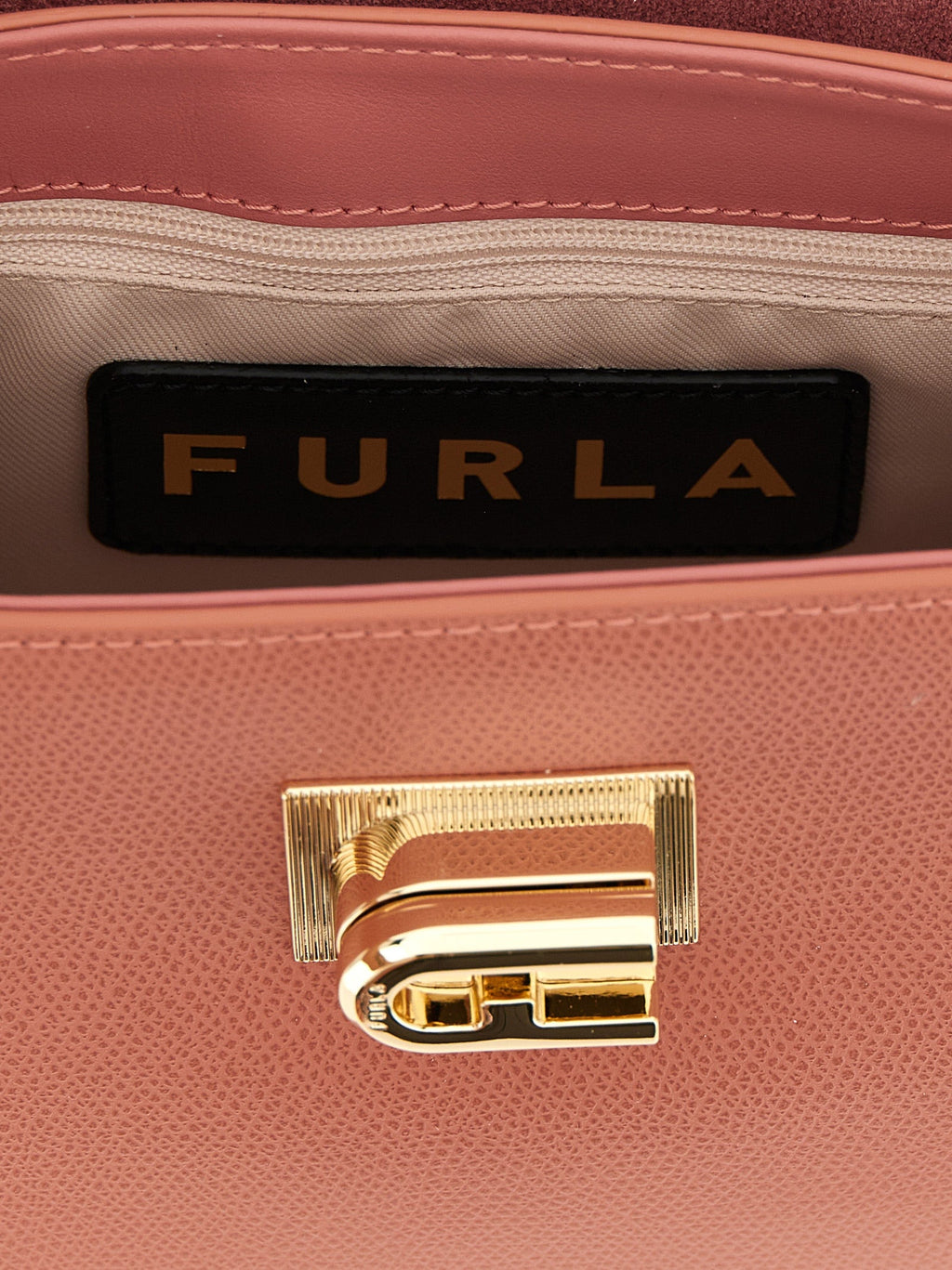 Furla Multicolor Calfskin Handbag