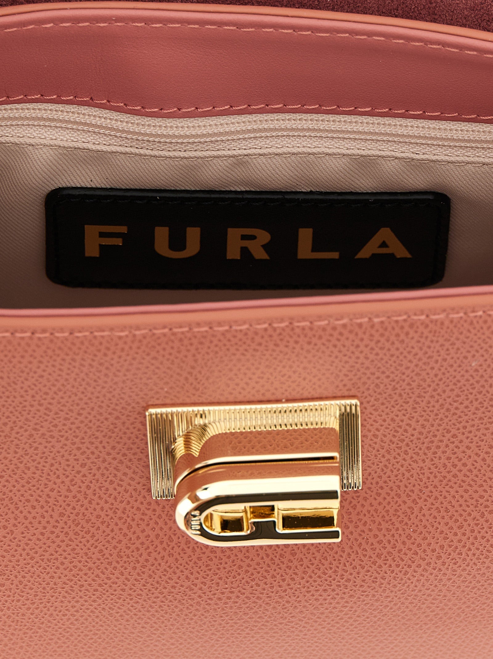 Furla Multicolor Calfskin Handbag