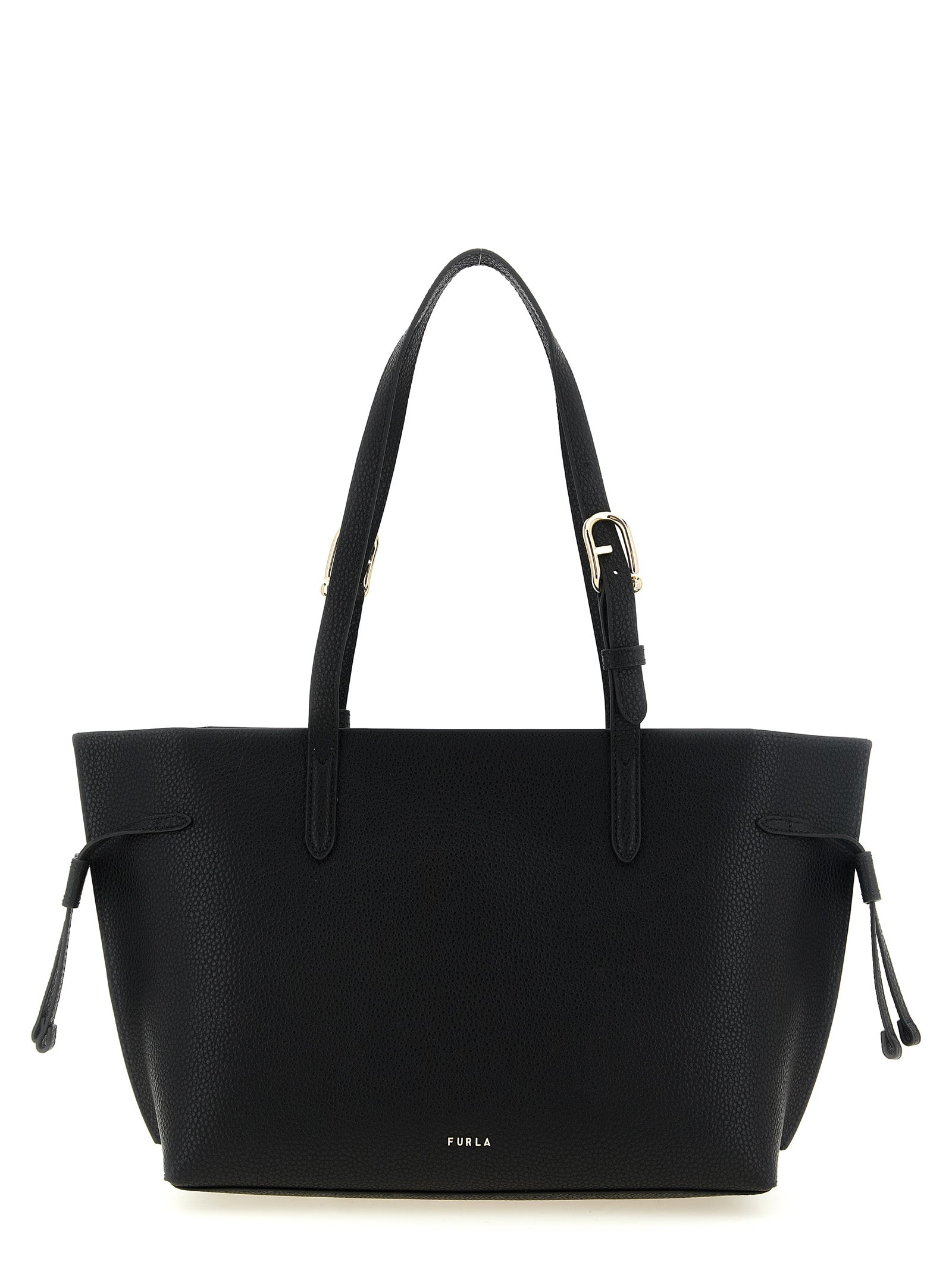 Furla Black Calfskin Tote Bag Furla
