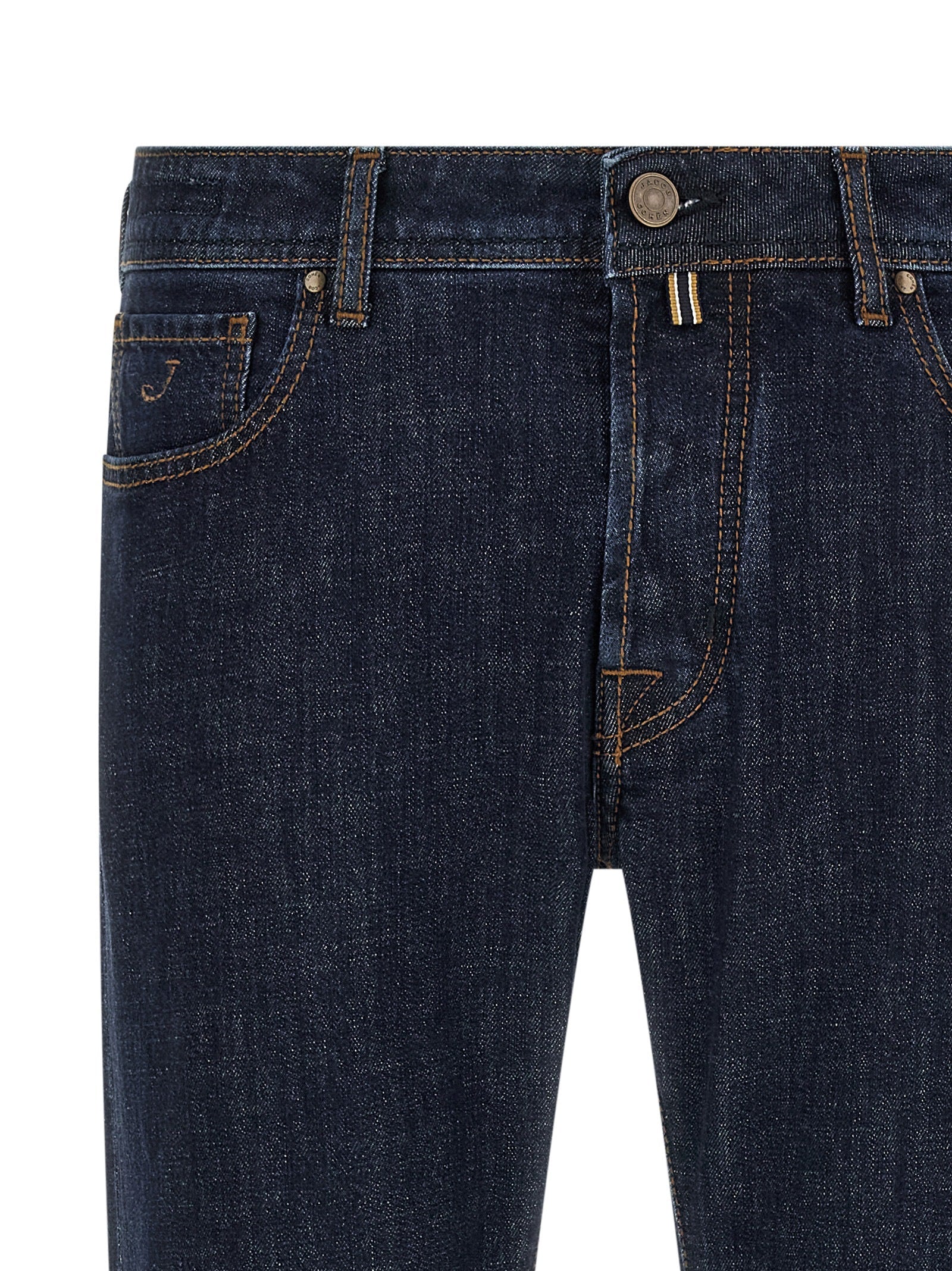 Jacob Cohen Blue Cotton Slim Fit Jeans