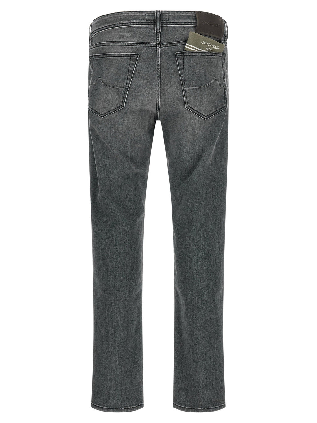 Jacob Cohen Gray Cotton Slim Fit Jeans
