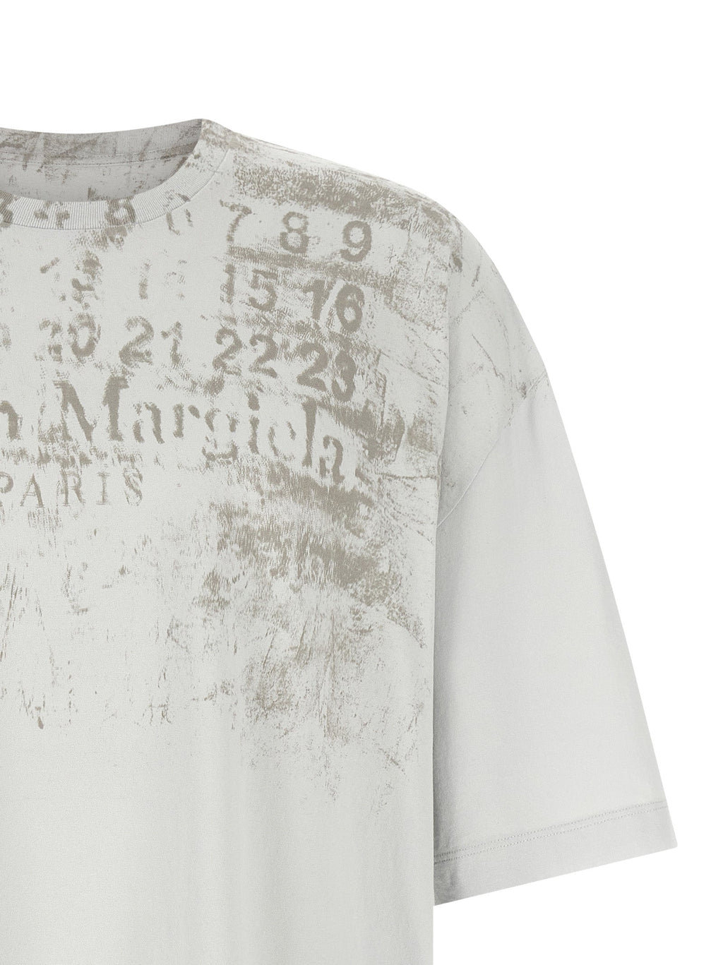 Maison Margiela Gray Cotton T-Shirt