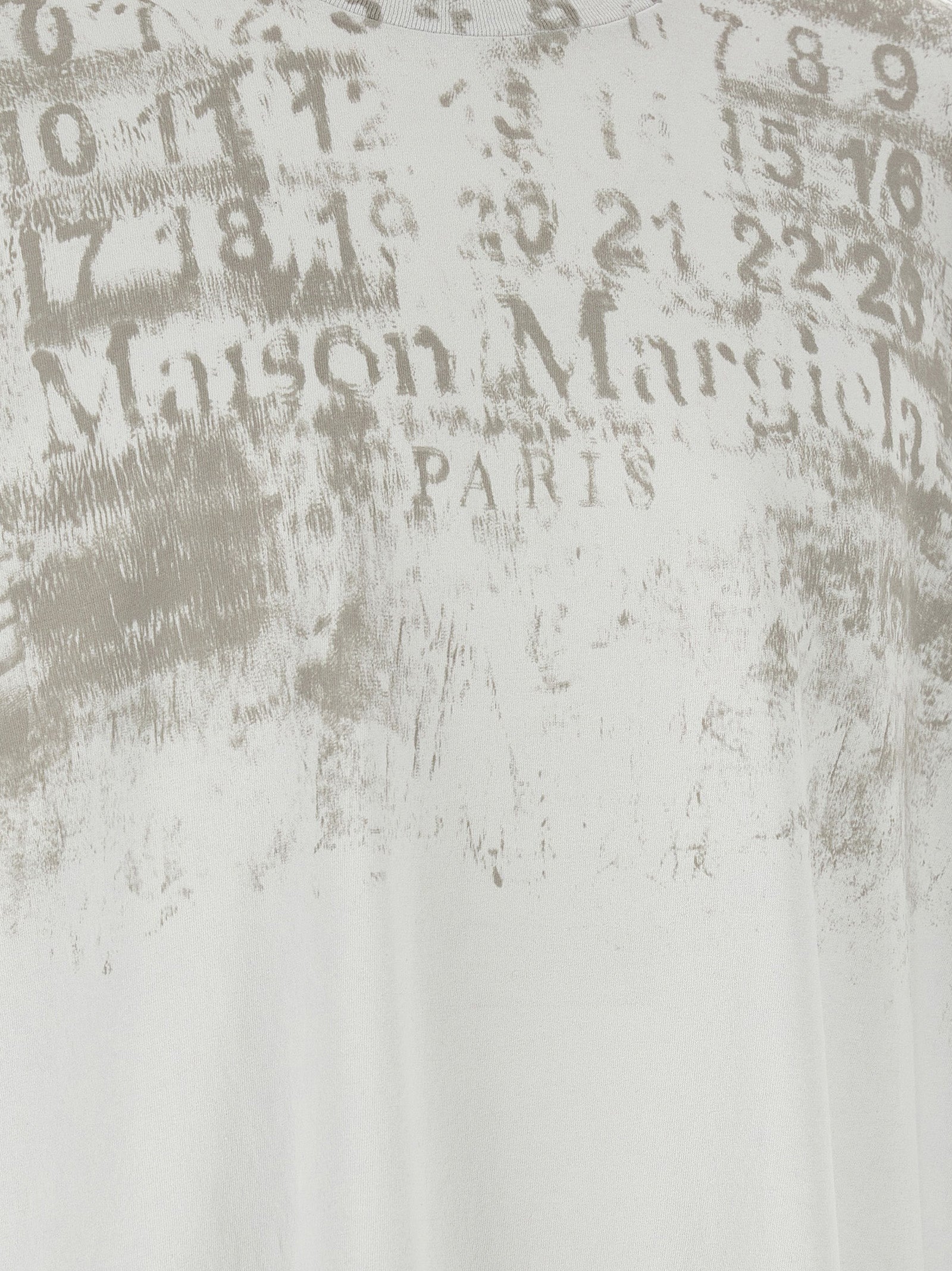 Maison Margiela Gray Cotton T-Shirt Maison Margiela
