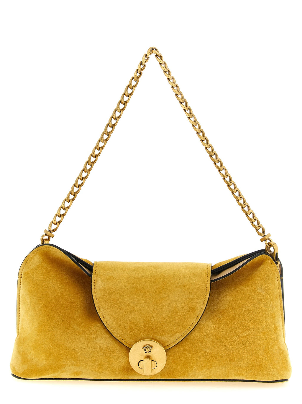 Versace Bicolor Calfskin Clutch Bag Versace
