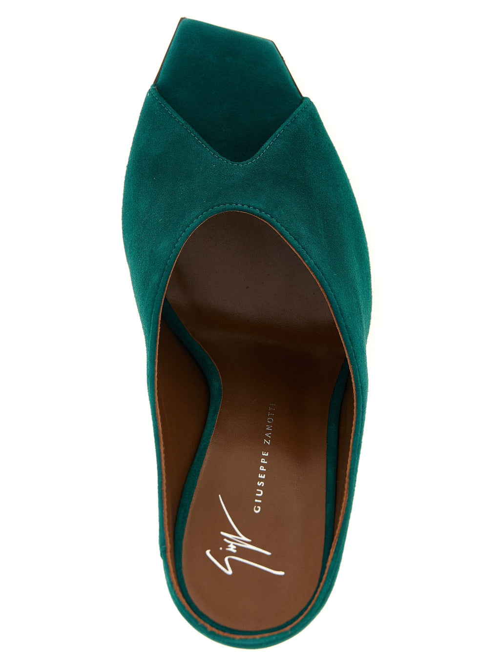 Giuseppe Zanotti Bicolor Suede Leather Stiletto Heel Sandals Giuseppe Zanotti