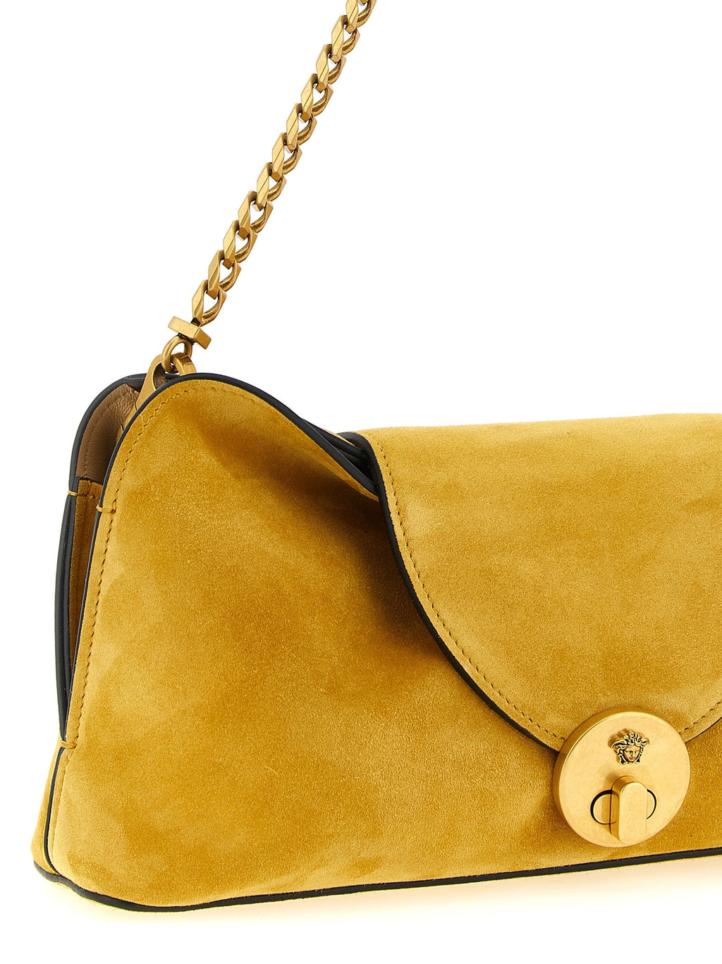 Versace Bicolor Calfskin Clutch Bag Versace