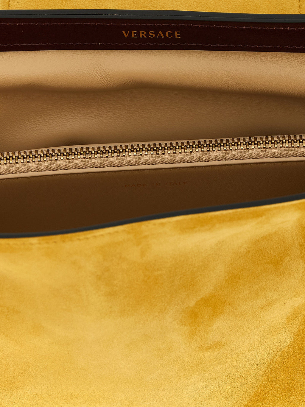 Versace Bicolor Calfskin Clutch Bag Versace