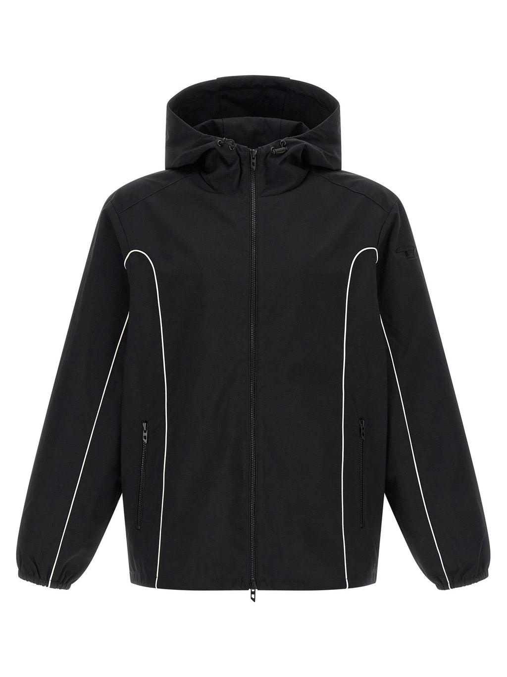 Diesel Black Polyamide Shell Jacket
