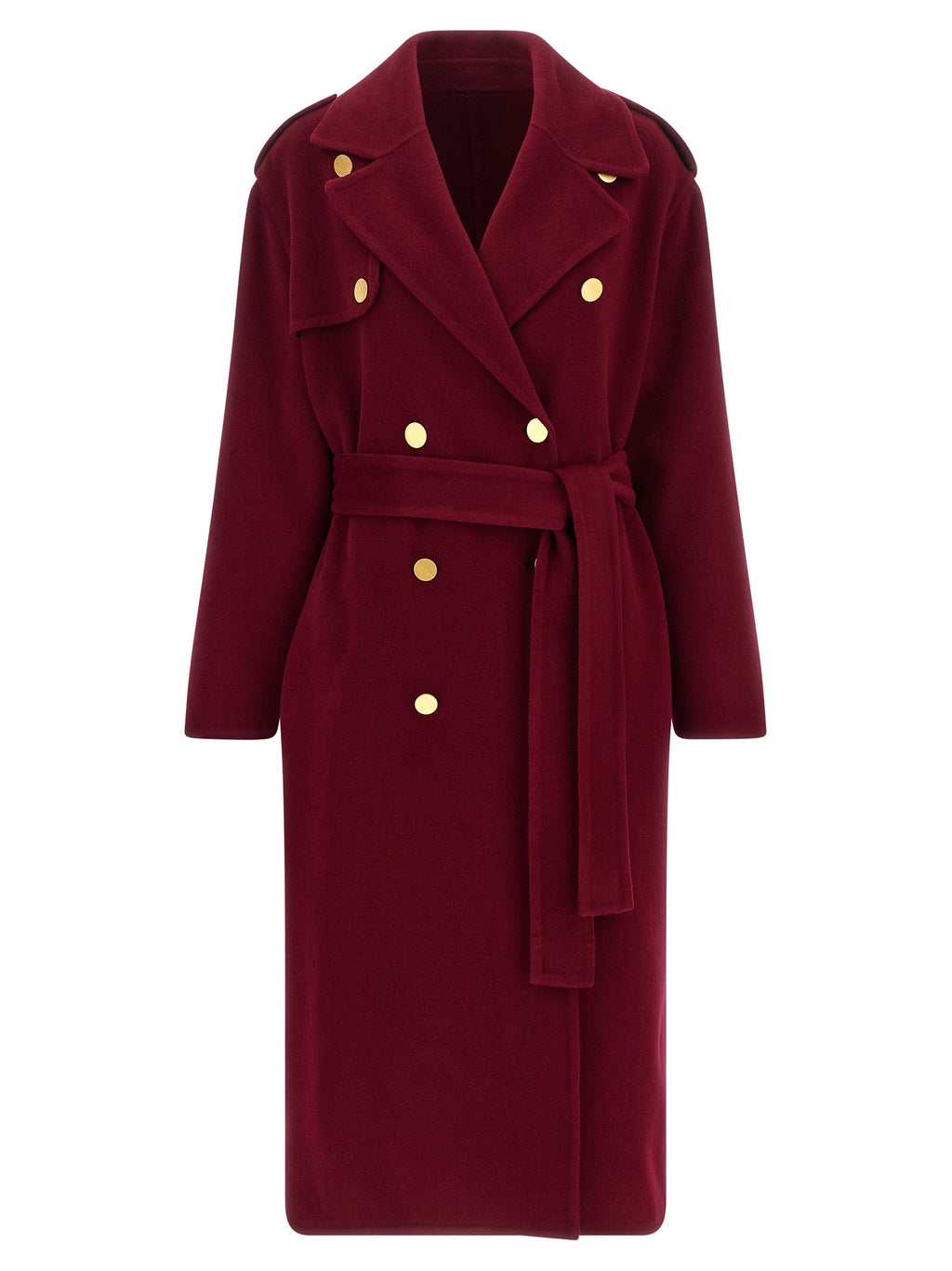 Alberta Ferretti Multicolor Wool Coat Alberta Ferretti