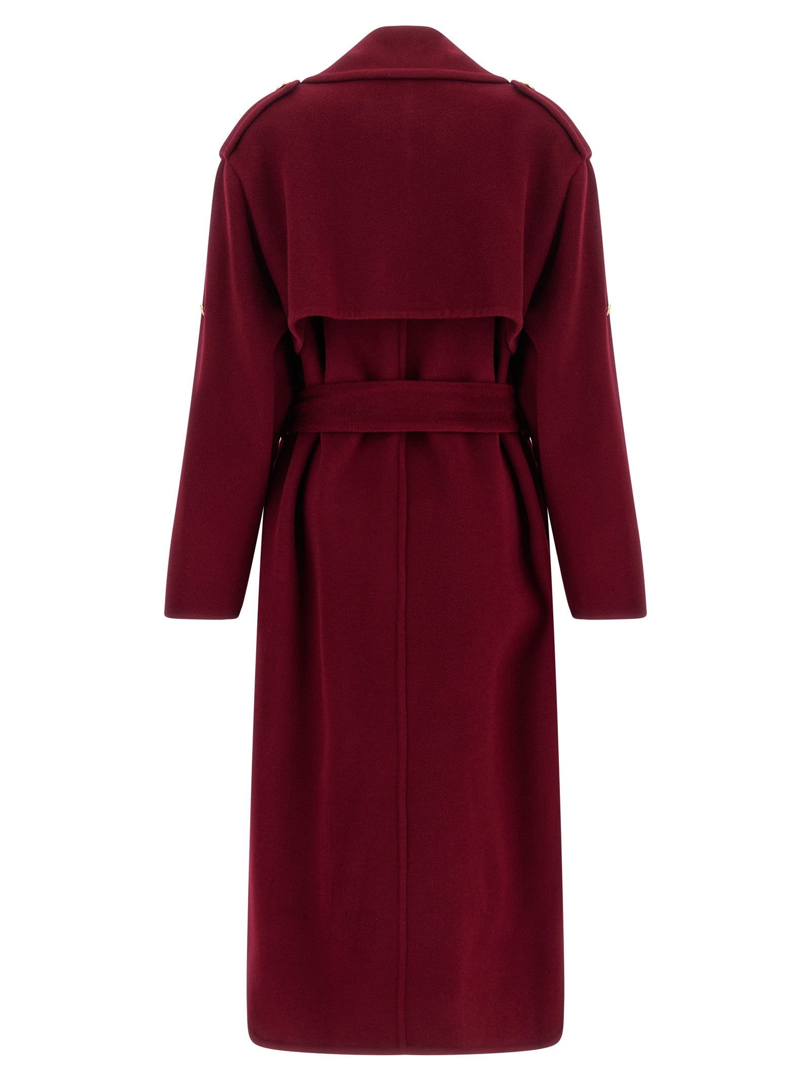 Alberta Ferretti Multicolor Wool Coat Alberta Ferretti