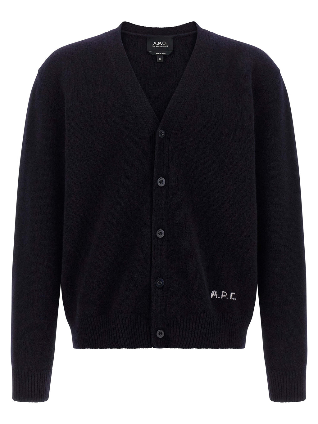 A.P.C. Blue Wool Cardigan
