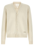 A.P.C. White Wool Cardigan