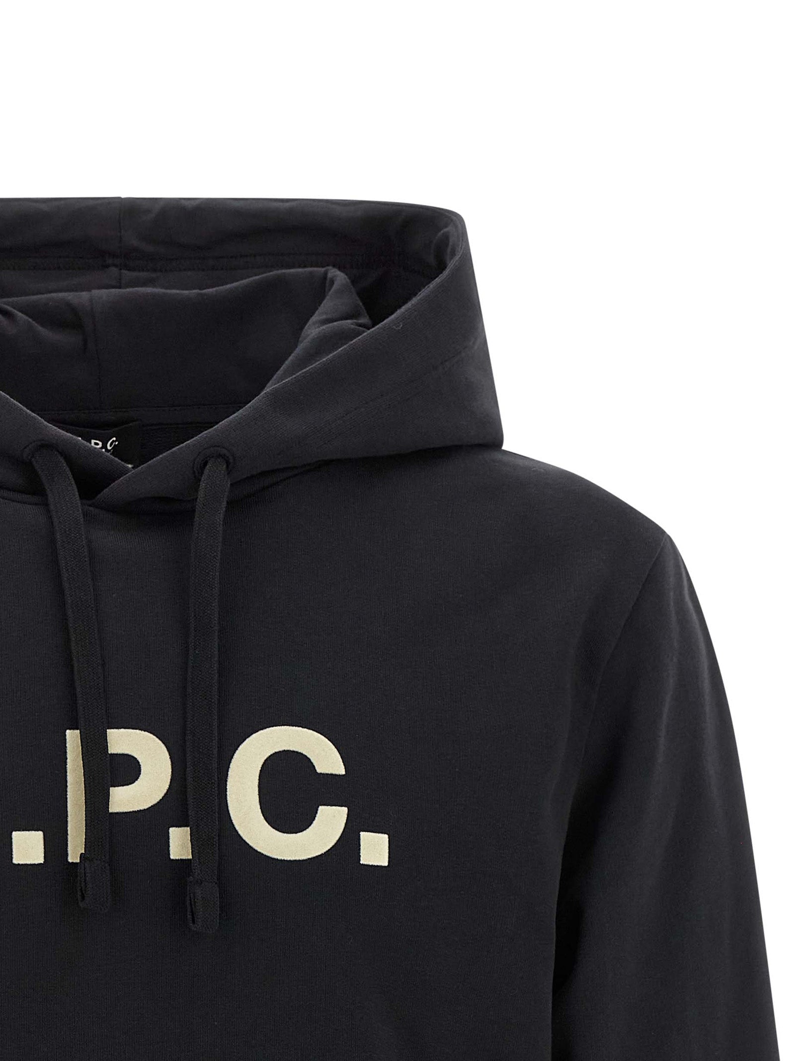 A.P.C. Black Cotton Hoodie A.P.C.