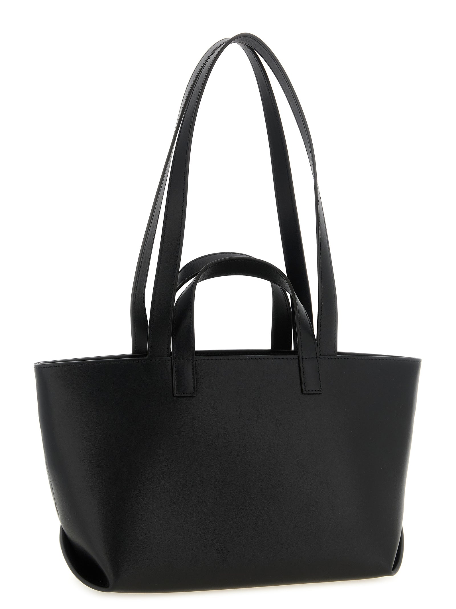 A.P.C. Black Cowhide Tote Bag