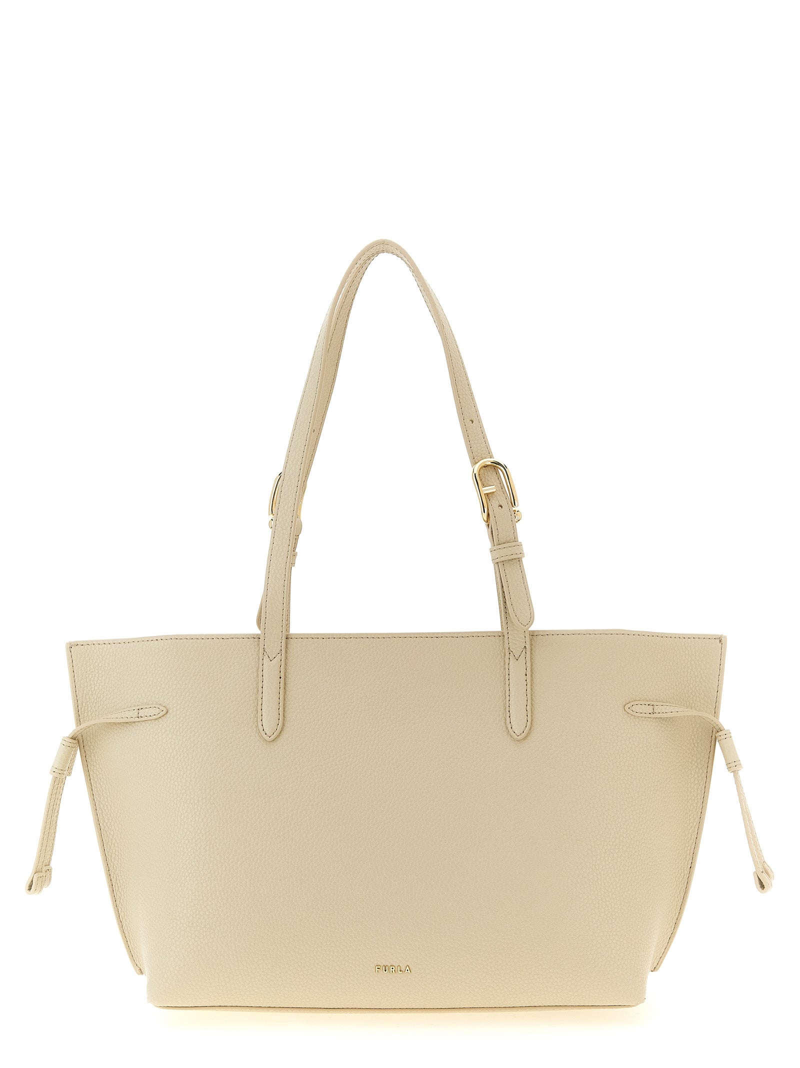 Furla White Calfskin Tote Bag Furla
