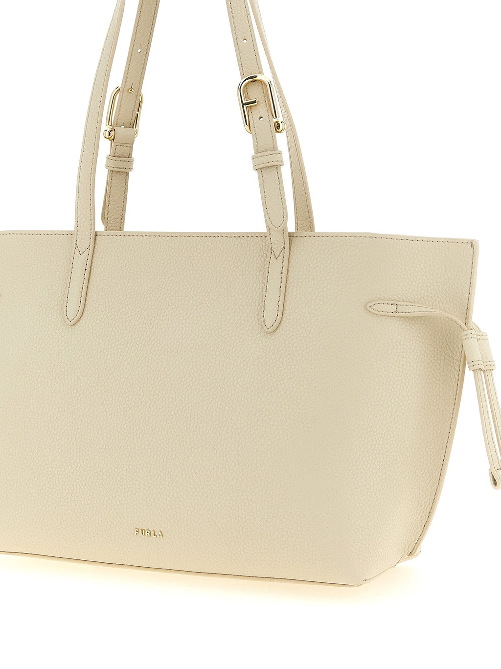 Furla White Calfskin Tote Bag Furla
