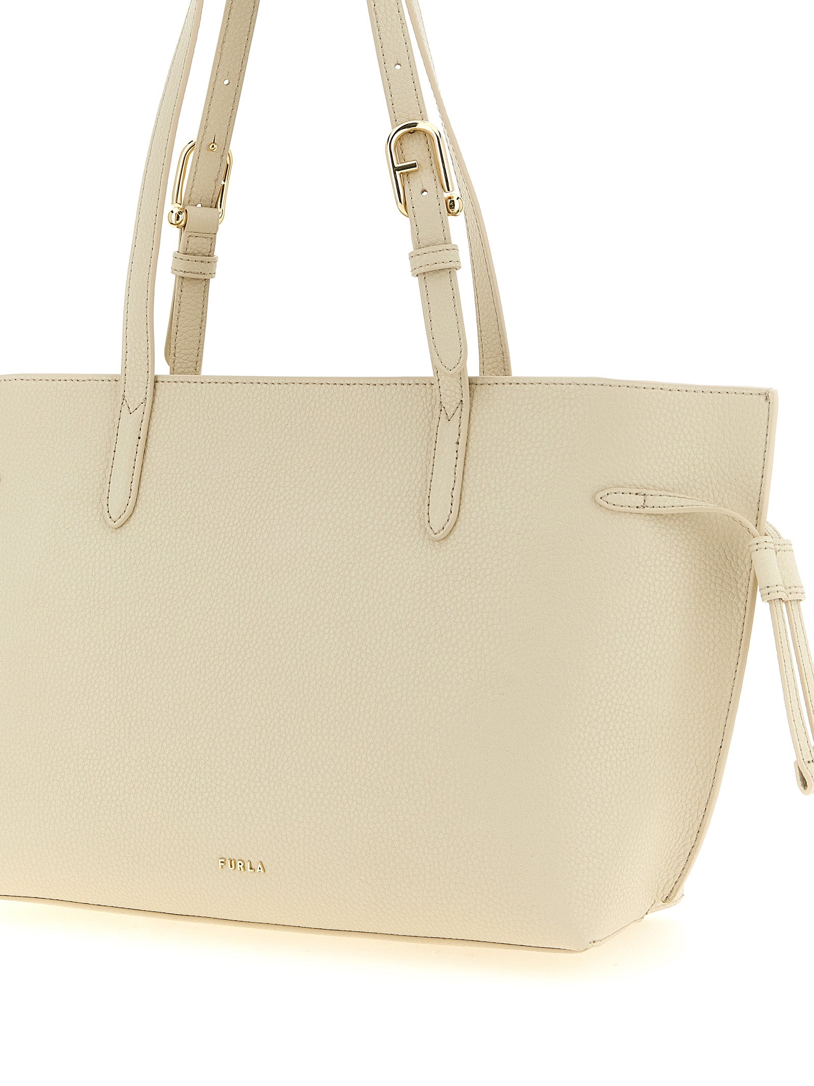Furla White Calfskin Tote Bag Furla