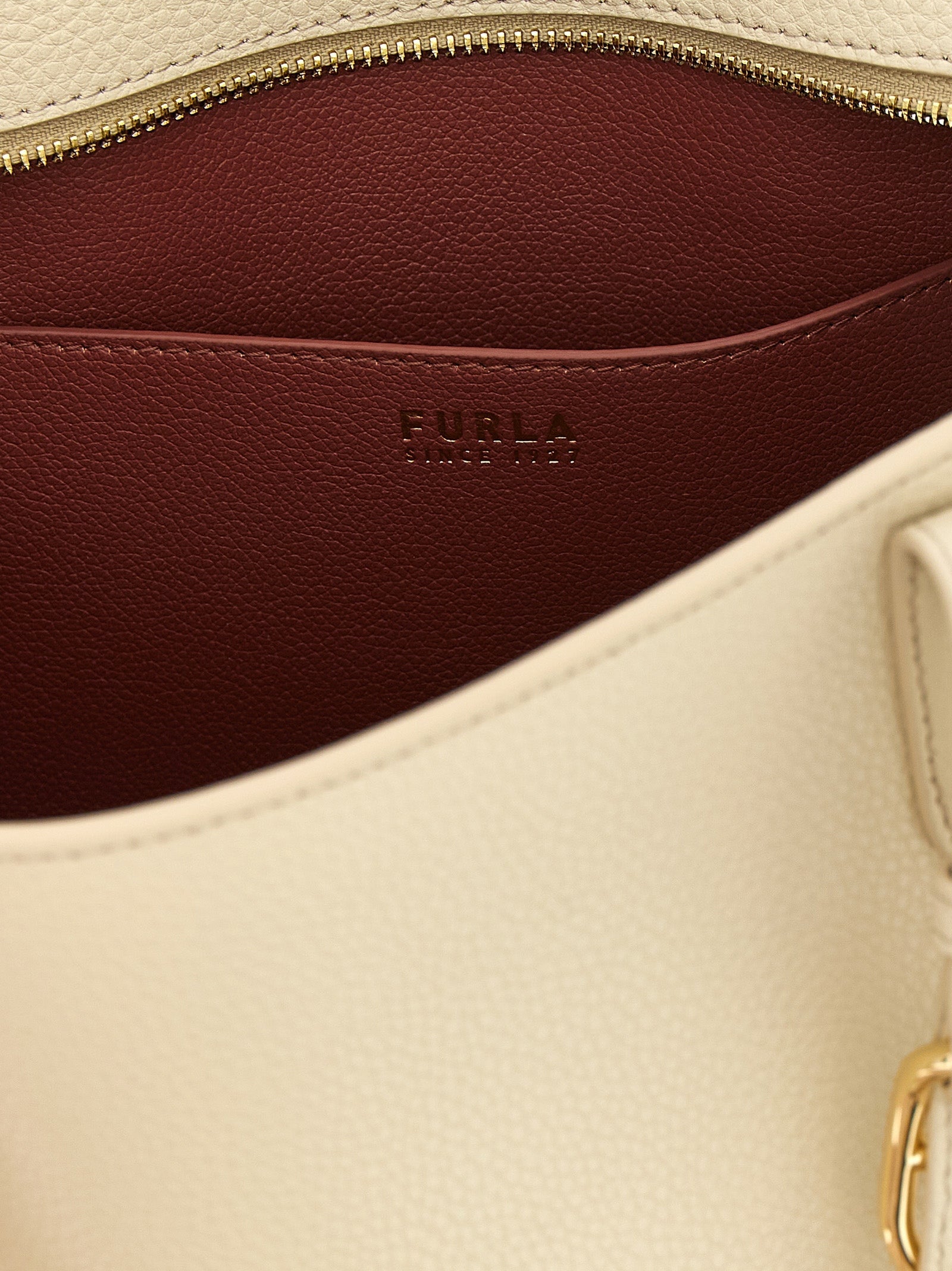 Furla White Calfskin Tote Bag Furla