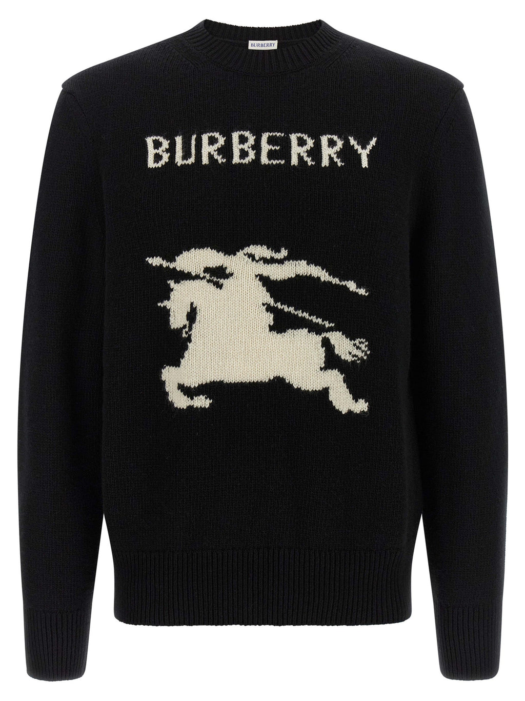 Burberry Black Wool Cardigan Burberry