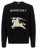 Burberry Black Wool Cardigan Burberry
