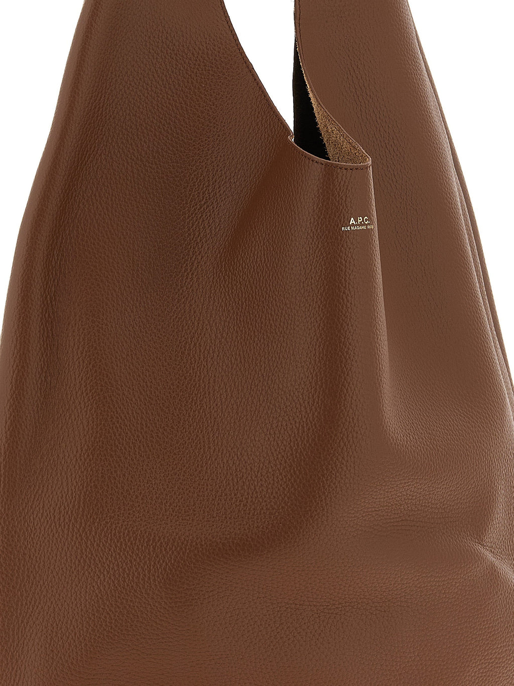 A.P.C. Brown Cowhide Shoulder Bag