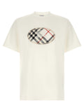 Burberry White Cotton T-Shirt Burberry