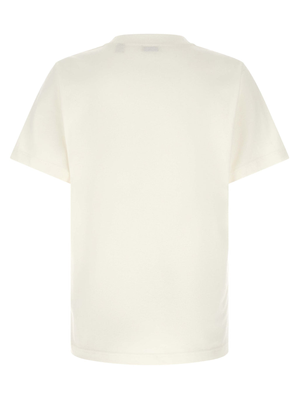 Burberry White Cotton T-Shirt Burberry