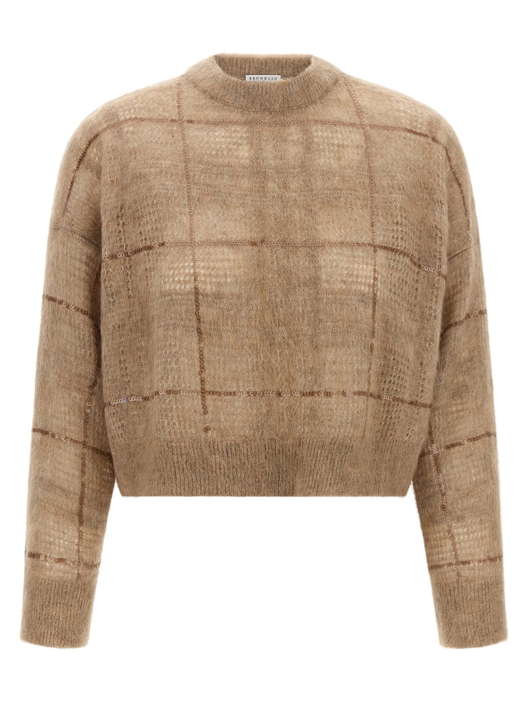 Brunello Cucinelli Beige Wool Cardigan