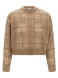 Brunello Cucinelli Beige Wool Cardigan